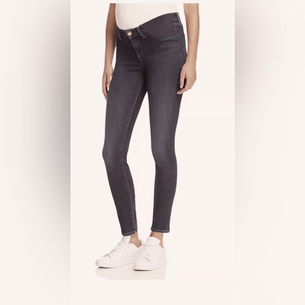 BRAND Mama J Indigo Side Panel Super Skinny Maternity Jeans Size 27 NWT